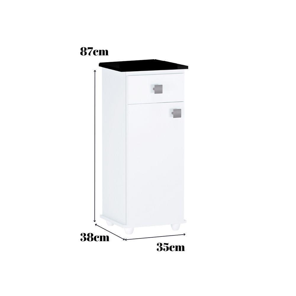 Balcão Multi P-bebedouro Karol 01 Porta 01 Gaveta - 4