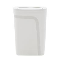 Lixeira Tramontina Compact Em Polipropileno Branco Com Tampa Basculante 10,5 L - 2