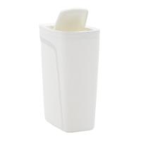 Lixeira Tramontina Compact Em Polipropileno Branco Com Tampa Basculante 10,5 L - 7