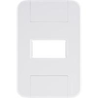 Placa 1 Posto Horizontal 4x2 Tramontina Tablet Branca 120 Unidades - 1