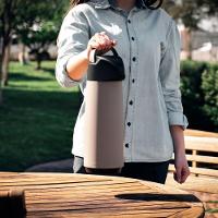 Garrafa Térmica Tramontina Exata Em Plástico Bege Com Ampola De Vidro 1,8 L - 2