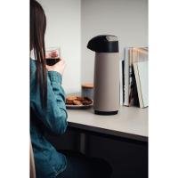 Garrafa Térmica Tramontina Exata Em Plástico Bege Com Ampola De Vidro 1,8 L