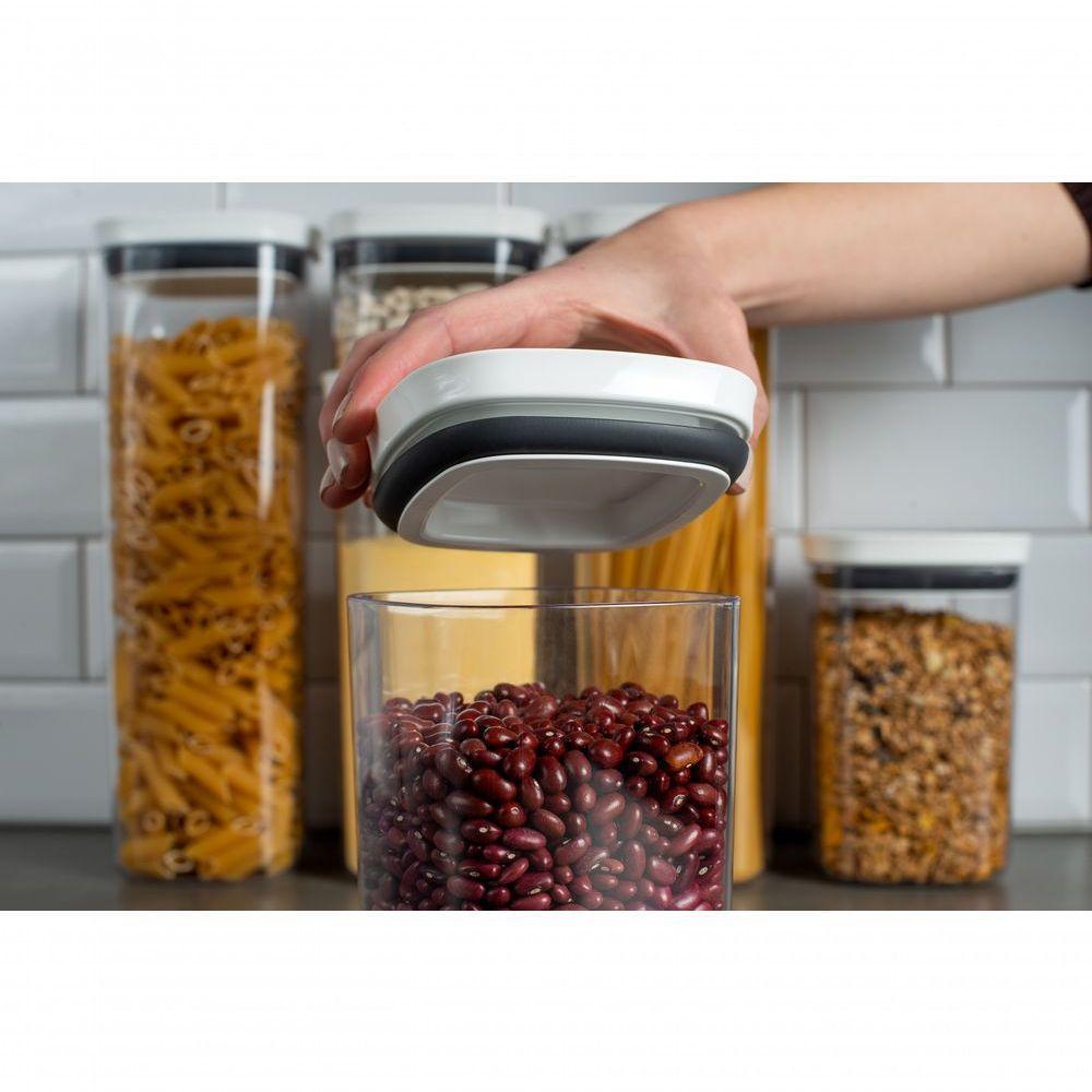 Pote Hermético Médio 1,5 L Block Com Tampa Ob300bcf Ou Otima Vedação - 5