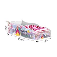 Cama Carro Menina Infantil Castelo Cachorro Com Colchão - 2
