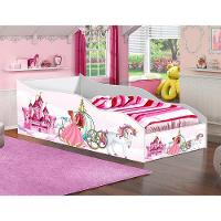 Cama Carro Solteiro Carruagem Unicórnio Com Colchão - 3