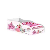 Cama Carro Menina Infantil Carruagem Unicórnio Com Colchão - 1