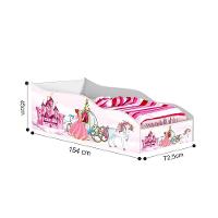 Cama Carro Menina Infantil Carruagem Unicórnio Com Colchão - 3