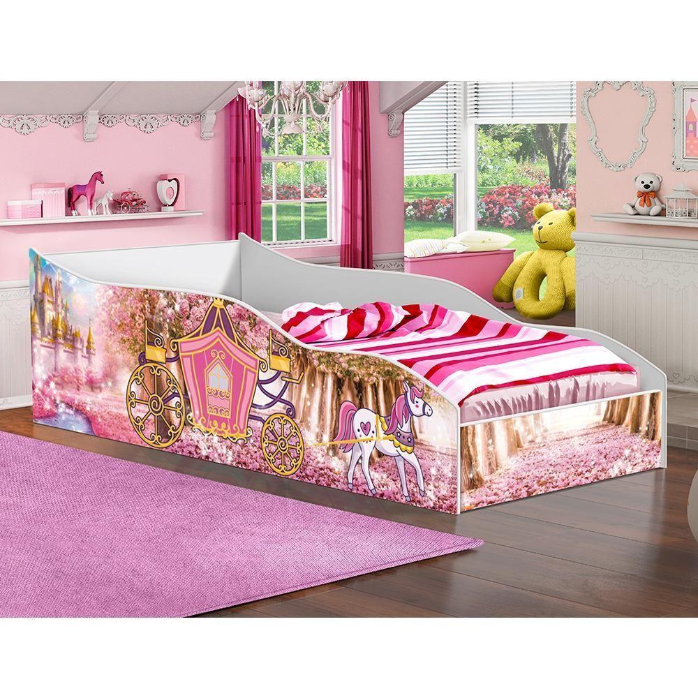 Cama Carro Solteiro Encantado Princesa - 2