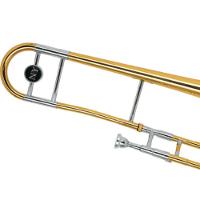 Trombone De Vara Tb 200v Laqueado Dourado Com Case New York - 3