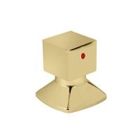 Acabamento Registro Quadrado Dourado Ouro Gold Encaixe Padrao Deca Docol Meber - 1