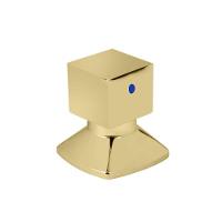 Acabamento Registro Quadrado Dourado Ouro Gold Encaixe Padrao Deca Docol Meber - 3