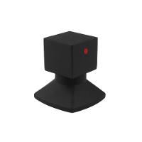 Acabamento Registro Quadrado Preto Fosco Encaixe Padrao Deca Docol Meber - 3