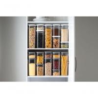 Pote Hermético 0,45 L Block Com Tampa Ob100bcf Ou Otima Vedação - 3