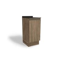 Nicho para Cozinha Maxxi G741 c/ Tampo 40cm Nogal/Preto - Kappesberg - 1