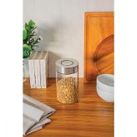 Pote de Vidro Tramontina Tampa de Aço Inox 10 Cm 1 L - 5