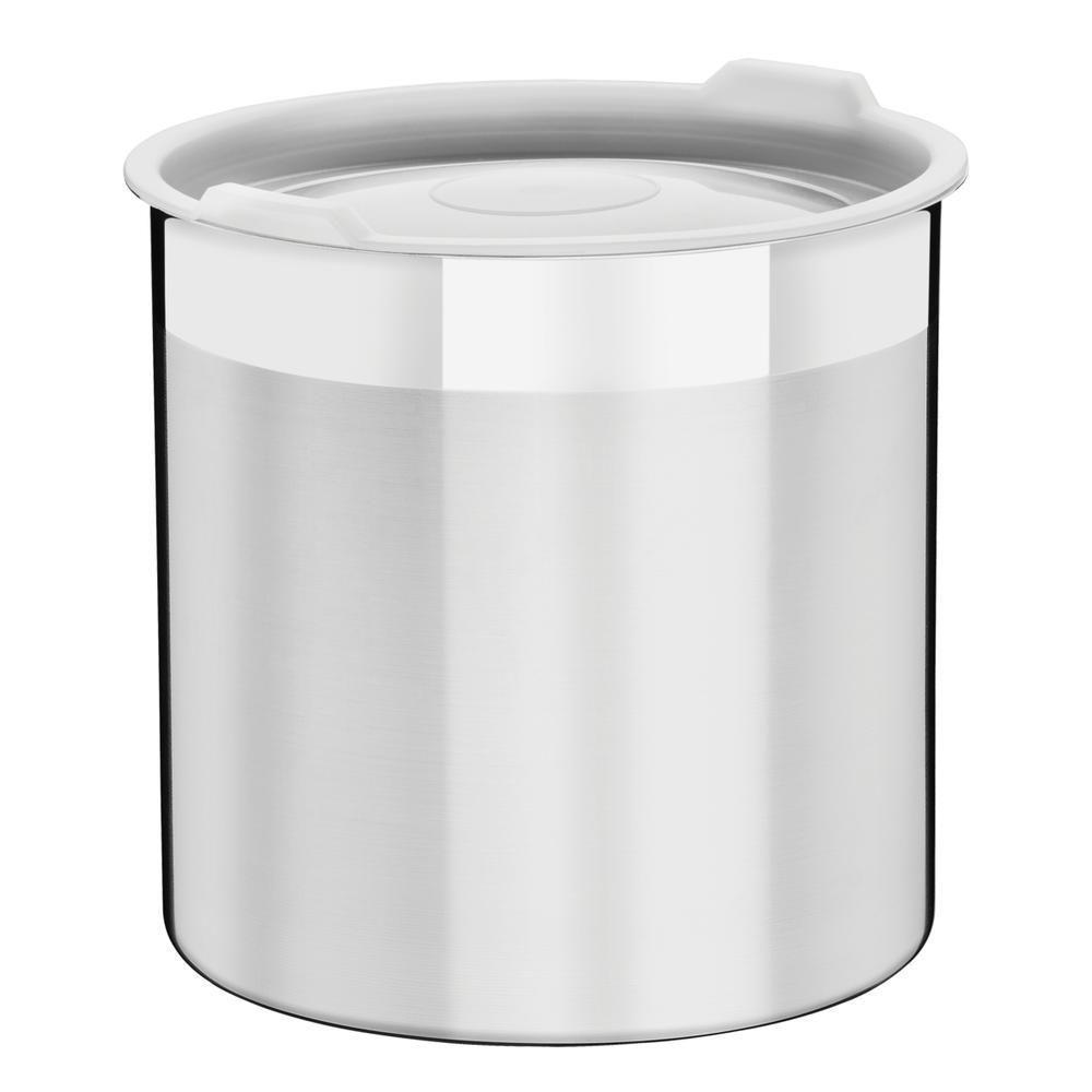 Pote Tramontina Cucina Em Aço Inox Para Mantimentos Com Tampa Plastica 18,5 Cm 5,2 L - 1