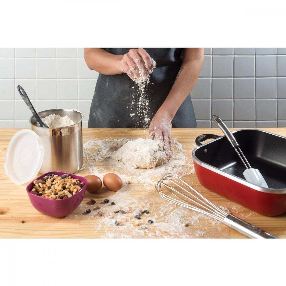 Pote Tramontina Cucina Em Aço Inox Para Mantimentos Com Tampa Plastica 16 Cm 3,4 L - 8
