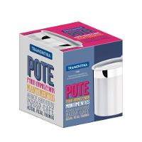 Pote Tramontina Cucina Em Aço Inox Para Mantimentos Com Tampa Plastica 16 Cm 3,4 L - 7