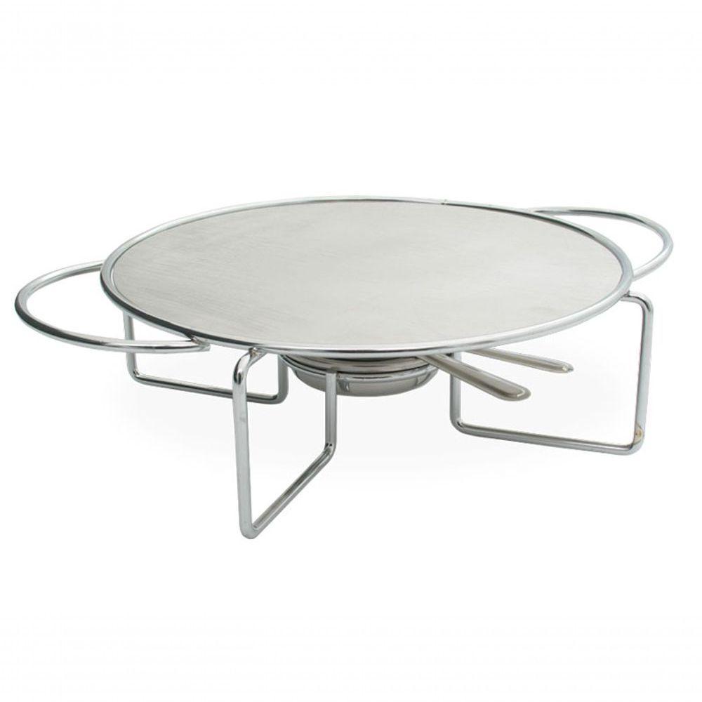 Rechaud Redondo 270 Mm Chapa Alumínio Ravinox 510 - 1