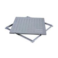 Tampa Tampão Chão Alumínio Fundido Quadrado Simples 70x70cm - 3