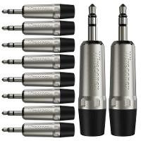 Conector P2 Stereo 3,5mm Plt Wc 1323 Trs Wireconex 10 Unidades - Pç - 10 - 1