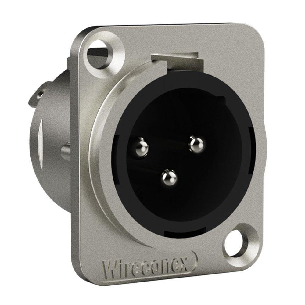 Conector Xlr Macho Wc 1033 Mp Bk Ni 3p Painel Wireconex 10 Unidades - 5