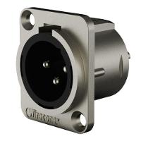 Conector Xlr Macho Wc 1033 Mp Bk Ni 3p Painel Wireconex 10 Unidades - 2