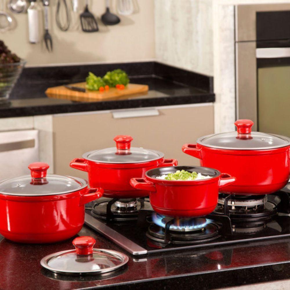 Jogo De Panelas Em Cerâmica Duo Com 4 Peças Ceraflame Pomodoro - 2