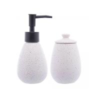 Conjunto Para Banheiro Em Cerâmica Granilite Com 2 Peças Wolff Branco - 1