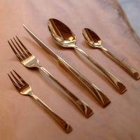 Faqueiro Em Inox Berna Dourado Com 30 Peças Wolff - 3