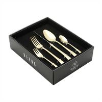 Faqueiro Em Inox Berna Dourado Com 30 Peças Wolff - 5