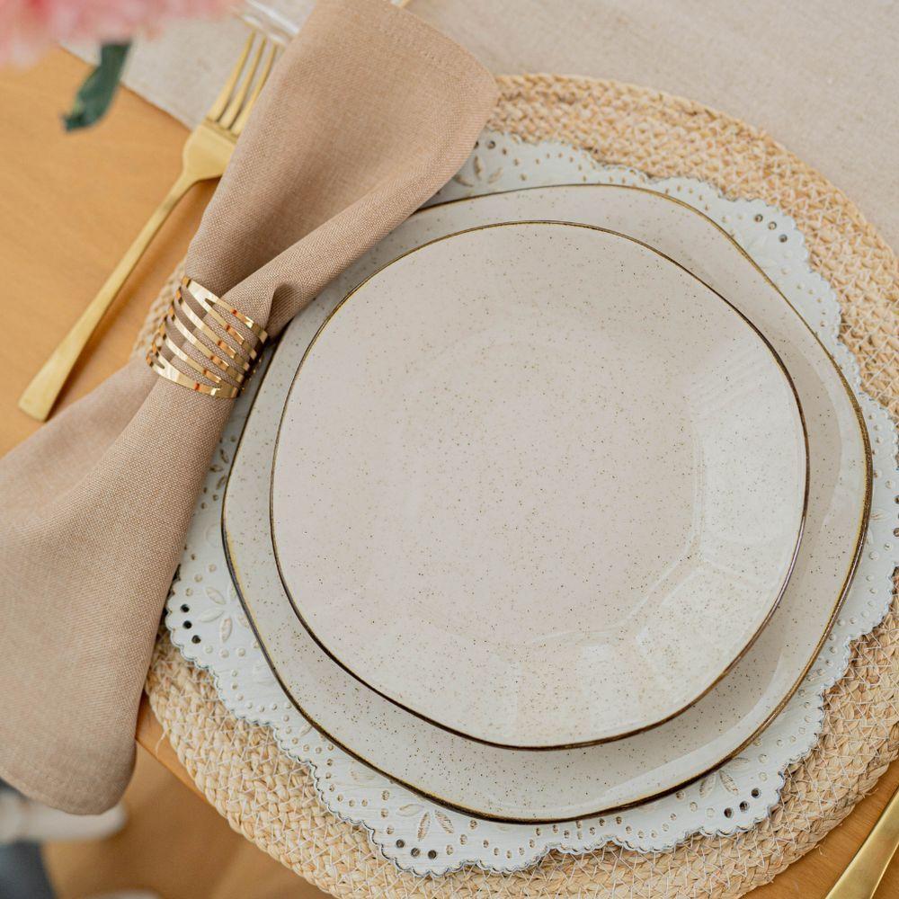 Jogo De Jantar Em Porcelana Ryo Com 30 Peças Oxford Maresia - 6