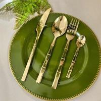 Faqueiro Em Inox Bambu Elegant Com 16 Peças Lyor Champanhe - 2