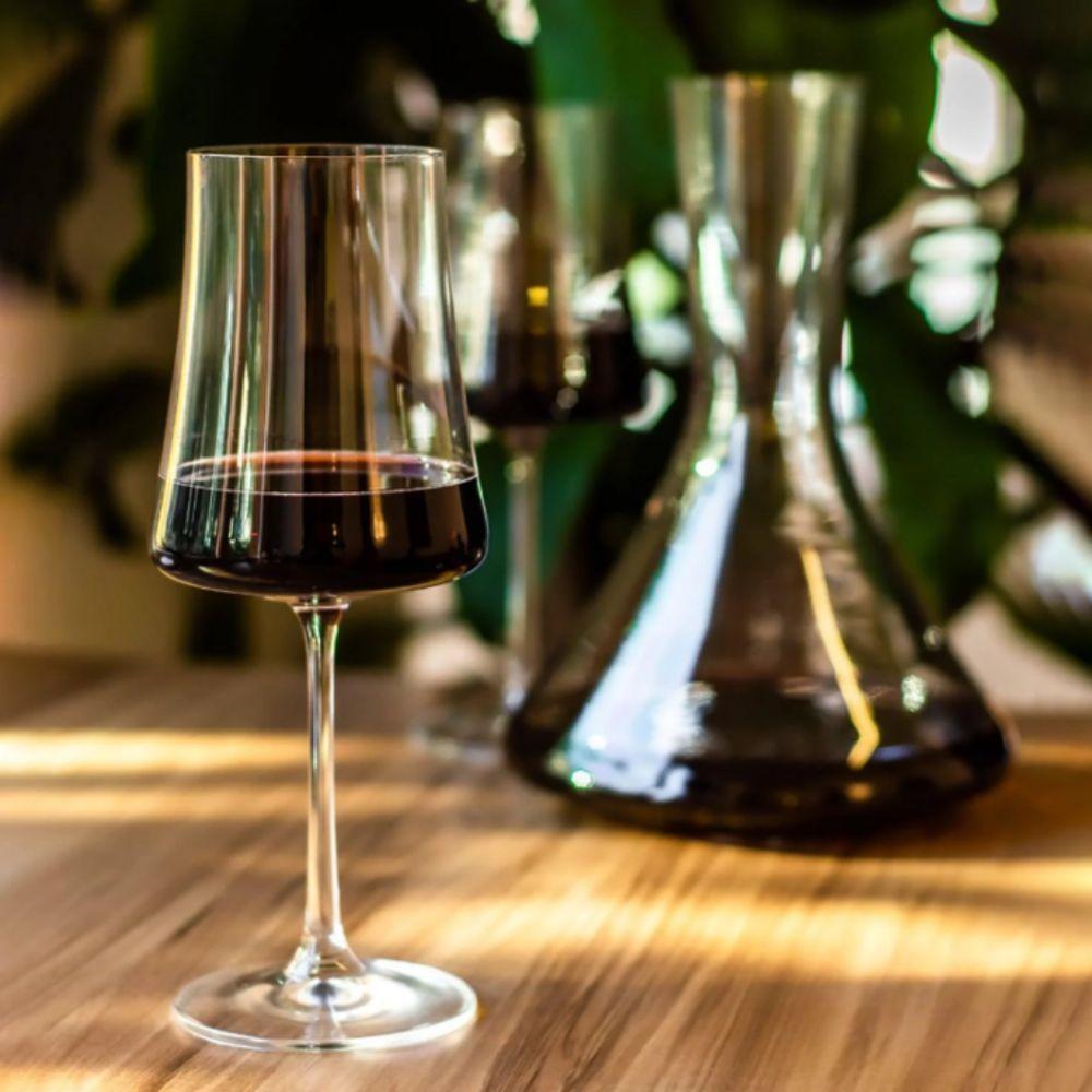 Jogo De Taças Para Vinho Tinto Em Cristal Xtra Com 6 Peças 460ml Bohemia - 2