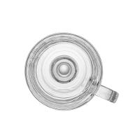 Conjunto Com 06 Taças De Cappuccino De Vidro Com Pé 250ml 6614 - Lyor