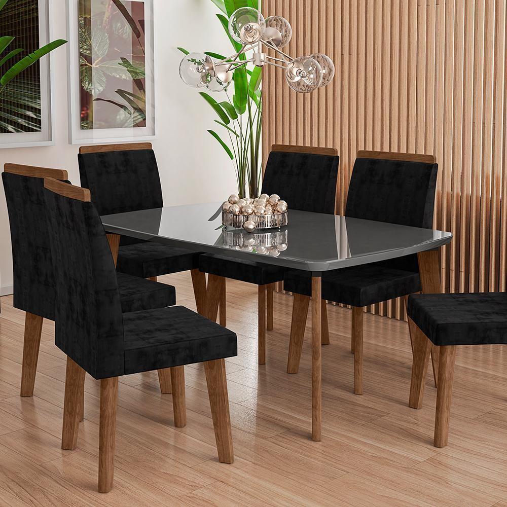 Mesa Liverpool 1,70 X 0,90 Oblongo Grafite - 1