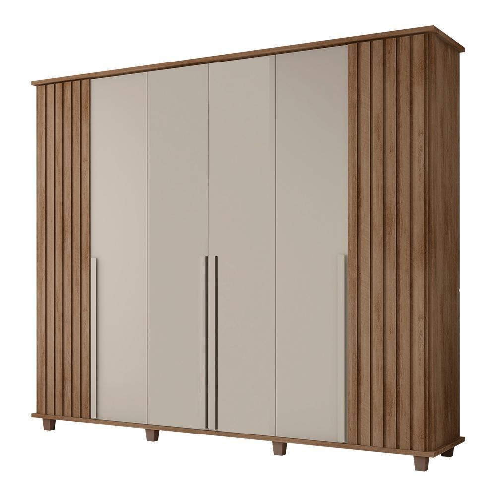 Guarda Roupa Com 6 Portas Varese Cinamomo Off White - 1