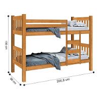 Beliche Buenos Aires Solteiro Nature Com Colchão - 3