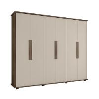 Guarda-roupa Com 4 Gavetas Bolzano Freijó Off White - 1