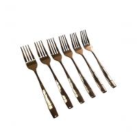 Conjunto Com 06 Garfos De Mesa Rose Gold 2173 - 3