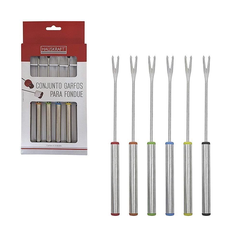 Conjunto Com 06 Garfos Para Fondue Cjga-006 Haüskraft - 2