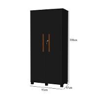 Multiuso Las Palmas Com 2 Portas Preto - 2