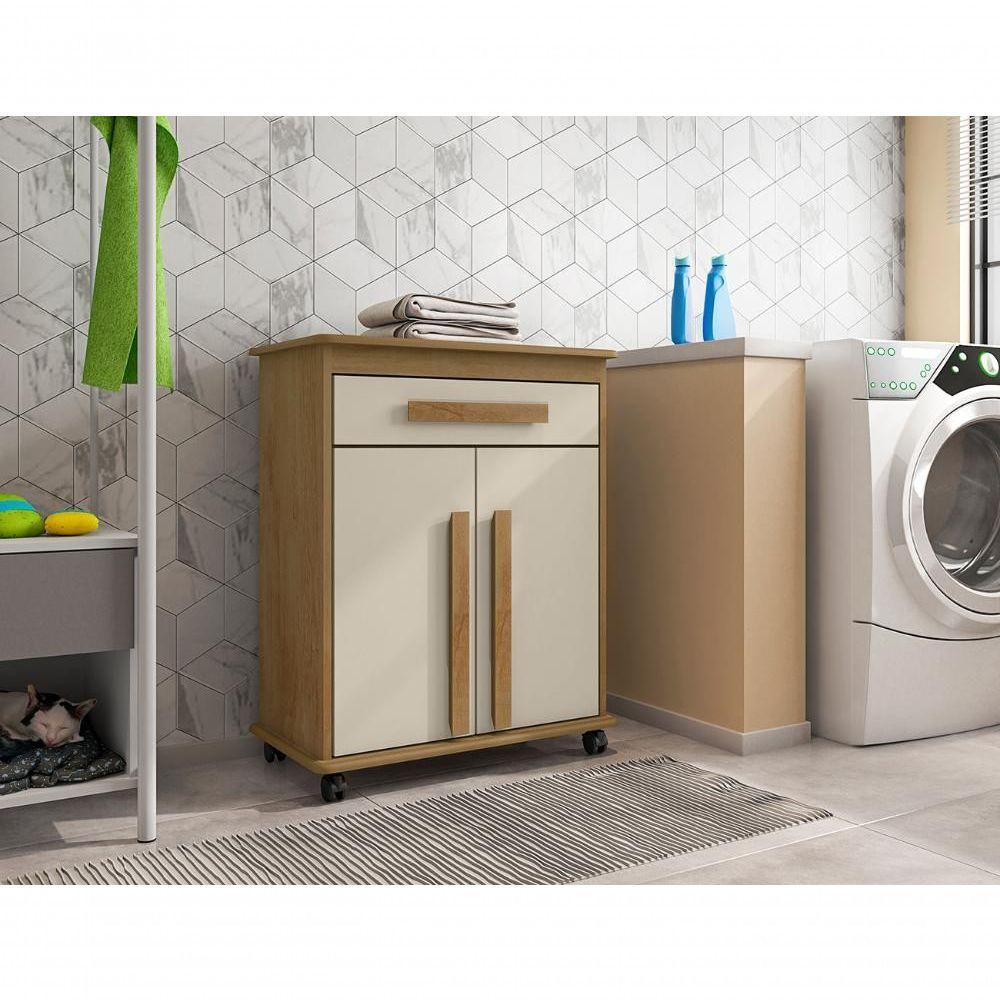 Multiuso Com 1 Gaveta Sunderland Cinamomo Off White - 3