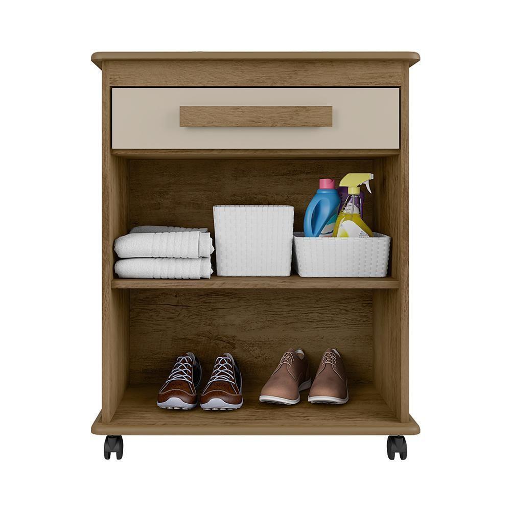 Multiuso Com 1 Gaveta Sunderland Cinamomo Off White - 4