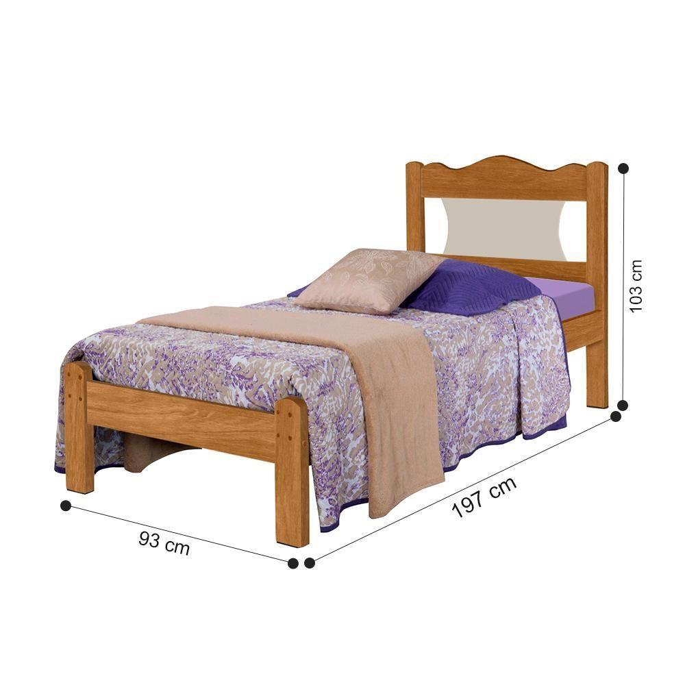 Cama Flex Solteiro Casablanca Nature Off White Com Colchão - 6