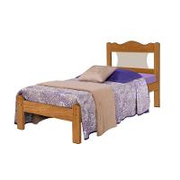 Cama Flex Solteiro Casablanca Nature Off White Com Colchão