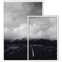 Conjunto Quadros Decorativos De Prateleira 2 Peças Titulos Moldura Branca - 3