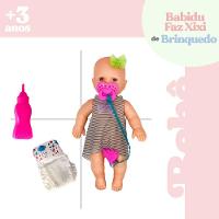Boneca Babidu Faz Xixi Fralda Quando Bebe água E Acessórios - 6