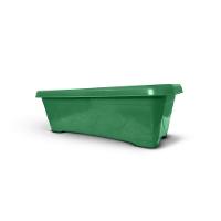 Vaso Floreira Plástico Retangular 35cm Verde - 1