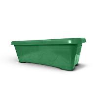 Vaso Floreira Plástico Retangular 60cm Verde - 1